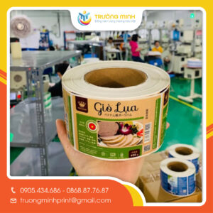 Tem cuộn decal giấy