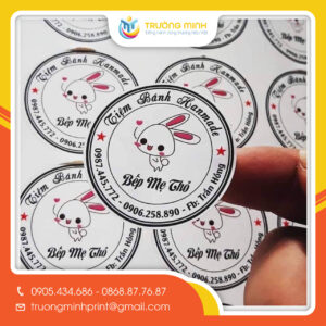 Tem nhựa dán thực phẩm