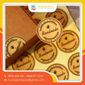 Decal giấy kraft