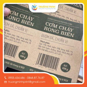 Decal giấy kraft