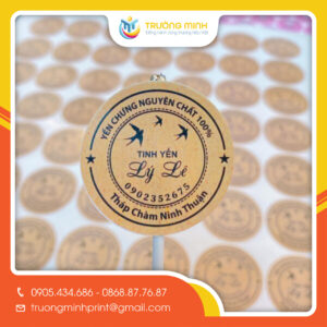 Decal kraft nâu