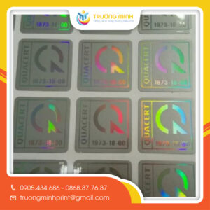 Tem 7 màu hologram